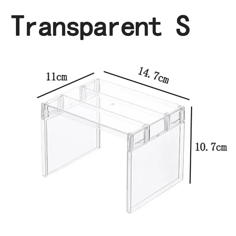Kitchen Cupboard Organizer Retractable Cabinet Shelf Seasoning Bottle Spice Rack Dish Shelf Kitchen Accessories Storage Rack