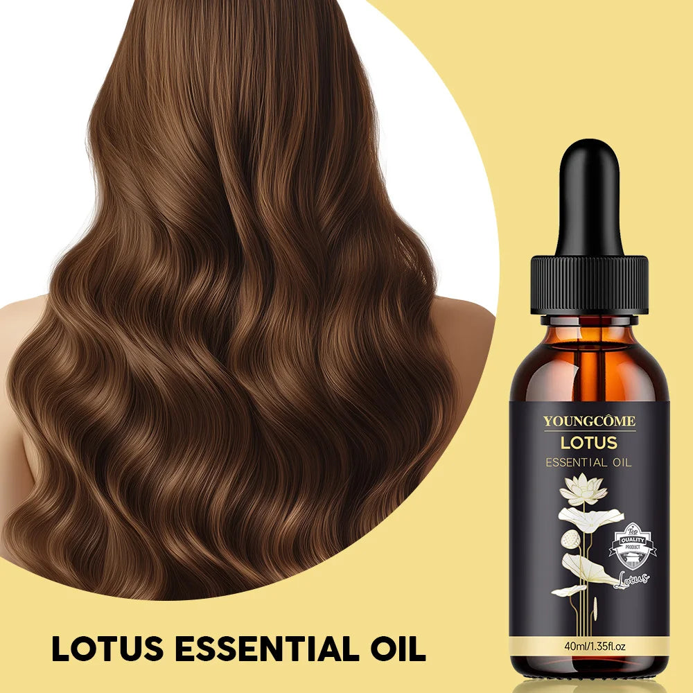 Premium Natural Lotus Essential Oil Organic Skin Care Relax Pressure Deep Sleep Purifying Meditation Home Perfume