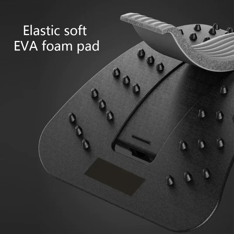 Back Stretcher Multi-Level Adjustable Massager Waist Neck Fitness Lumbar Cervical Spine Support Massager Corrects Waist